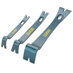 ESTWING 3Piece Pry Bar Set  55  75  10 Nail Pullers with Wide  Thin Blades  Forged Steel Construction  PB3PC