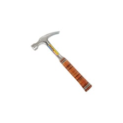 Estwing E20S 20oz Straight Claw Hammer Leather Grip Length 348mm