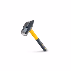 Sure Strike Blacksmith's Hammer - 40 oz Metalworking Tool with Fiberglass Handle & No-Slip Cushion Grip - MRF40BS