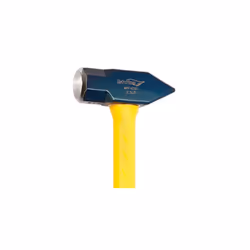 Sure Strike Blacksmith's Hammer - 40 oz Metalworking Tool with Fiberglass Handle & No-Slip Cushion Grip - MRF40BS