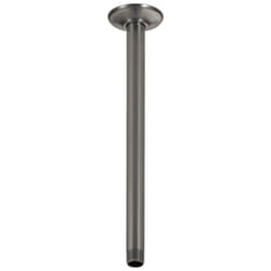 Delta Faucet 14-inch Ceiling Mount Shower Arm and Flange  Black Straight Shower Arm  Black Stainless U4998-KS