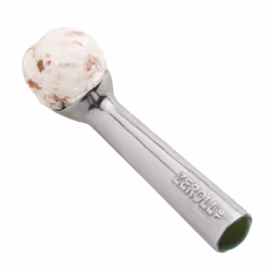 Zeroll Original Ice Cream Scoop with Unique Liquid Filled Heat Conductive Handle Simple One Piece Aluminum Design Easy Release Made in USA  2.5-Ounce
