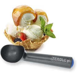 Zeroll 1012-ZT Zerolon Blue Cap - 3oz. Commercial Ice Cream Scoop