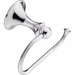 Moen DN7708CH Lounge Collection Single Post European Toilet Paper Holder with Hardware Chrome