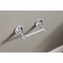 Moen Vale Chrome Double Post Pivoting Toilet Paper Holder  Wall Mounted Toilet Tissue Holder DN4408CH