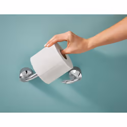 Moen Idora Chrome Moen MY3708CH Idora Double Post Pivoting Toilet Paper Holder  MY3708CH