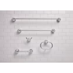 Moen Idora Chrome Moen MY3708CH Idora Double Post Pivoting Toilet Paper Holder  MY3708CH