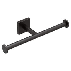 Moen BP1888BL Triva Double-Post Toilet Paper Holder  Matte Black