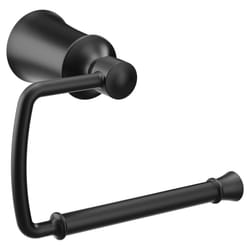 Moen YB2108BL Dartmoor Single Post Toilet Paper Holder  Matte Black