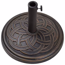 Bond Manufacturing 60474A Gaelen Umbrella Base, 12kg, Antique Bronze
