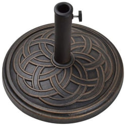 Bond Manufacturing 60474A Gaelen Umbrella Base, 12kg, Antique Bronze