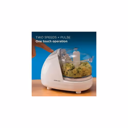 Mini Chopper, 0.35 Litre Dishwasher Safe Bowl, 2 Speeds, Rubber Feet for Food Chopper Stability, 300 W, CH180B, Assorted