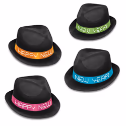 Beistle 88190-25, Fancy dress hat, Black, Assorted colours, 1 pc(s)
