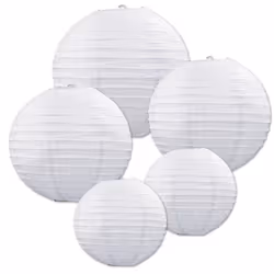 Beistle 54557-W, White, 5 pc(s)