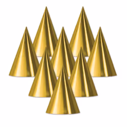 Beistle 66002-GD, Fancy dress hat, Gold, 1 pc(s)
