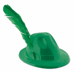 Beistle 66069-G, Fancy dress hat, Green, 1 pc(s)