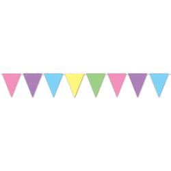 Beistle 50707-PSTL party decoration Bunting banner