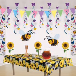 Beistle 50707-PSTL party decoration Bunting banner