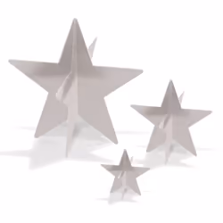 Beistle 52148-S, Spray centerpiece, Silver, 3 pc(s)