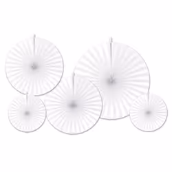 Beistle 52180-W, White, 5 pc(s)