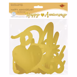 Beistle 54939-GD party decoration Bunting banner