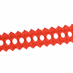 Beistle 55035-R, Garland, Red, 1 pc(s)
