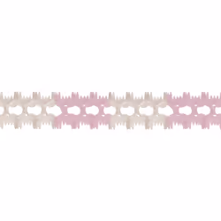 Beistle 55180-PW, Garland, White, Pink, 1 pc(s)