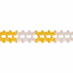 Beistle 55180-CNW, Garland, White, 1 pc(s)