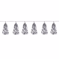 Beistle 59927-S, Garland, Silver, 1 pc(s)