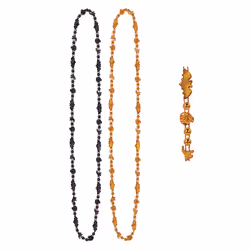 Beistle 00147, Fancy dress beads, Orange, Black, Assorted colours, 2 pc(s)