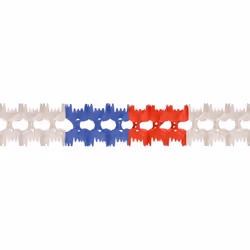 Beistle 55180-RWB, Garland, Red, Blue, White, 1 pc(s)