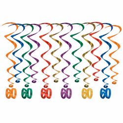 Beistle 53560-60, Assorted colours, 12 pc(s)
