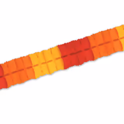Beistle 55627-GOR, Garland, Red, Gold, Orange, Yellow, 1 pc(s)