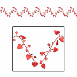 Beistle 50652-R, Garland, Red, 1 pc(s)