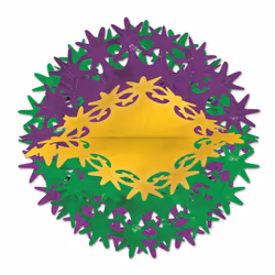 Beistle 50503-GGP, Gold, Green, Purple, 1 pc(s)