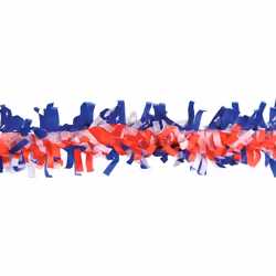 Beistle 55598-RWB, Garland, Red, Blue, White, 1 pc(s)