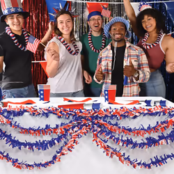 Beistle 55598-RWB party decoration Garland