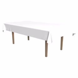 Beistle 50940-W, Tableware, White, 1 pc(s)