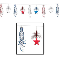 Beistle 57728-RWB party decoration Garland