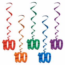 Beistle 57551-100, Assorted colours, 5 pc(s)
