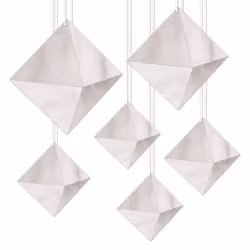 Beistle 53735-S, Silver, 6 pc(s)