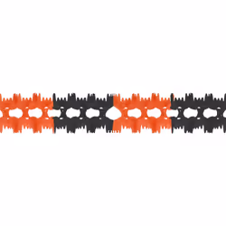 Beistle 55180-OB, Garland, Orange, Black, 1 pc(s)