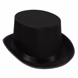 Beistle 60839-BK, Fancy dress hat, Black, 1 pc(s)