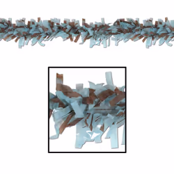 Beistle 55598-LBBR, Garland, Brown, Blue, 1 pc(s)