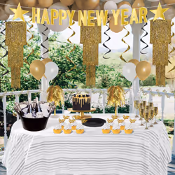 Beistle 80495-GD party decoration Bunting banner