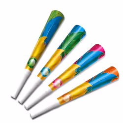 Beistle 80040-100, Party horn, Assorted colours, 1 pc(s)