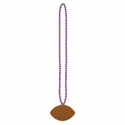 Beistle 53962-PL, Fancy dress beads, Purple, 1 pc(s)