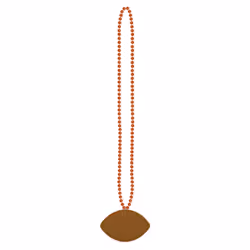 Beistle 53962-O, Fancy dress beads, Orange, 1 pc(s)