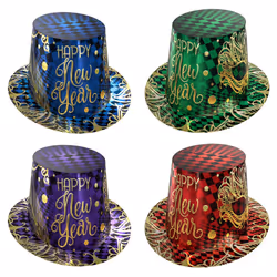 Beistle 80217-25, Fancy dress hat, Assorted colours, 1 pc(s)