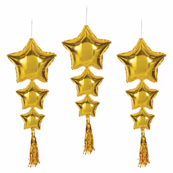 Beistle 56205-GD, Gold, 3 pc(s)